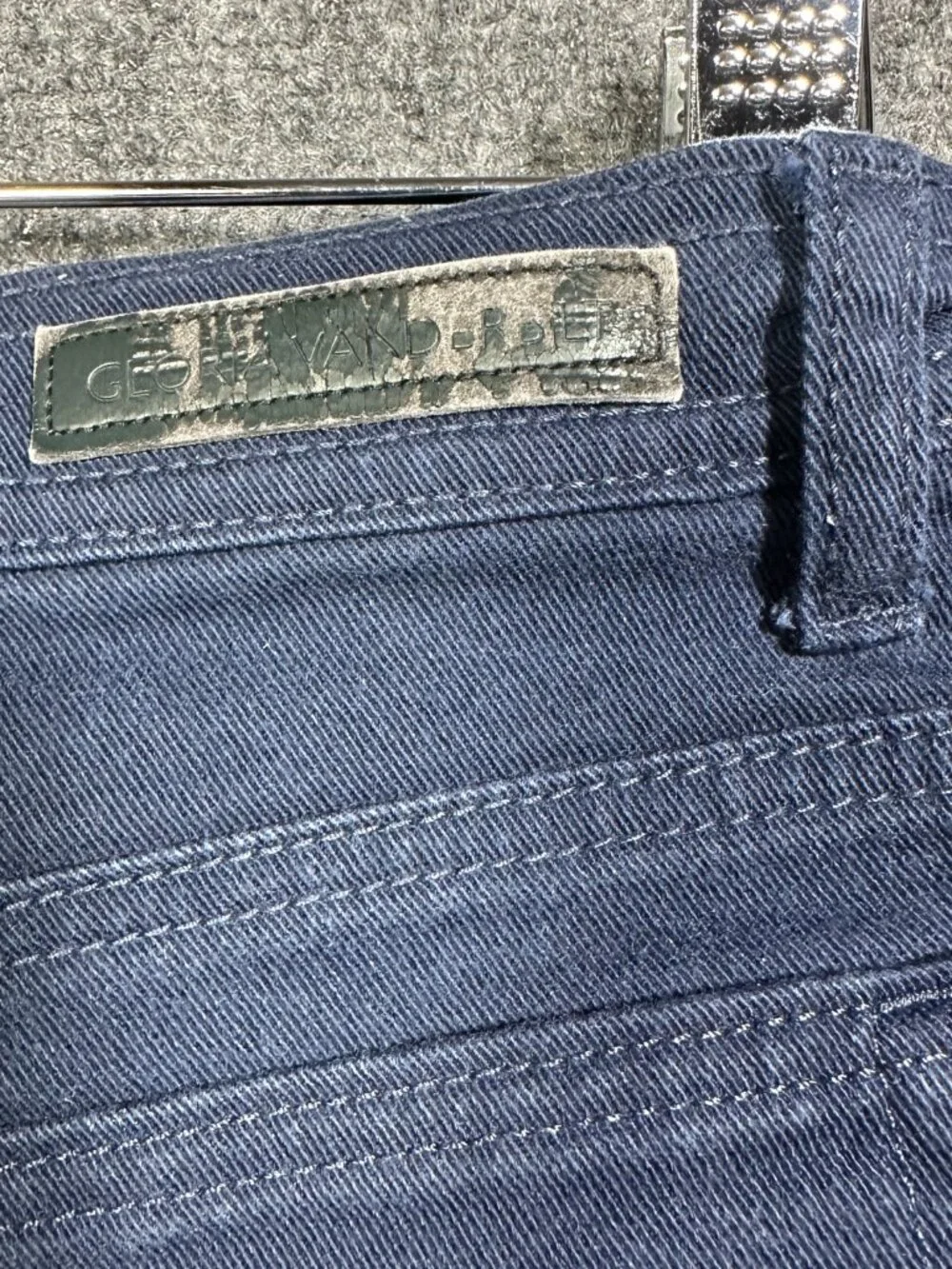 Gloria Vanderbilt Jeans Womens 10 Petite Ankle Straight Blue Cotton Stretch - Picture 11 of 11